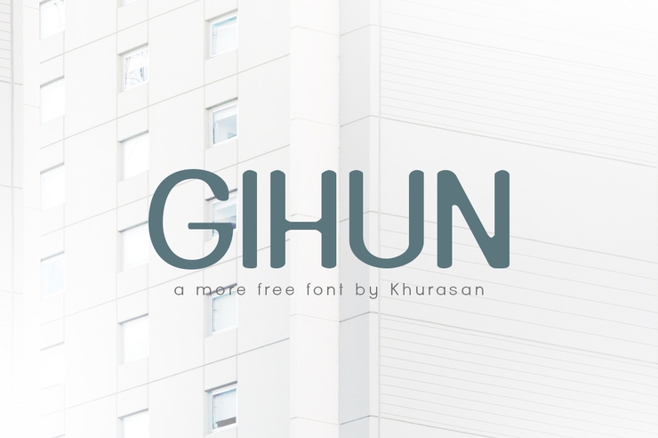 Gihun字体 1