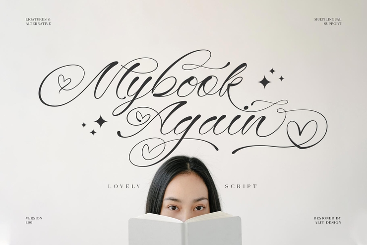 Mybook Again字体 3