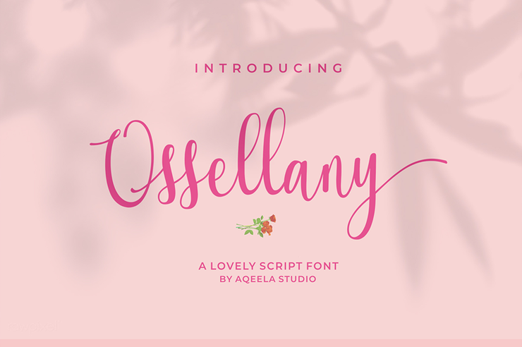 Ossellany Script字体 1