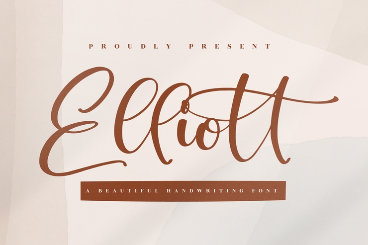 Elliott字体 9