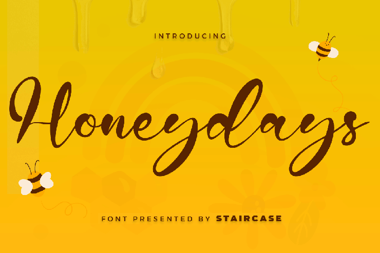 Honeydays字体 1