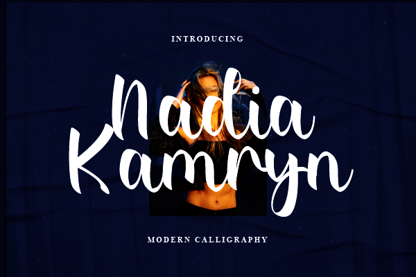 Nadia Kamryn字体 3
