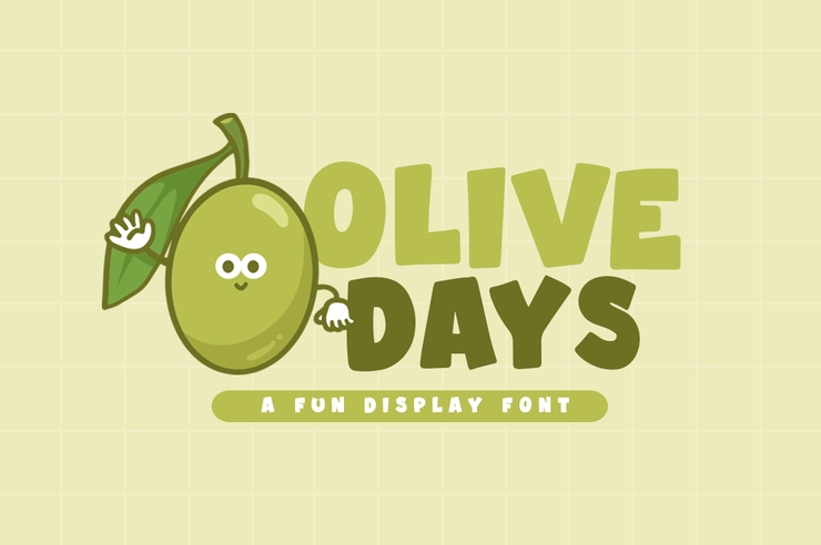 Olive Days字体 1