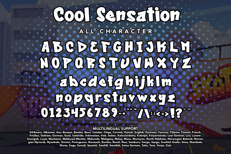 Cool Sensation字体 8