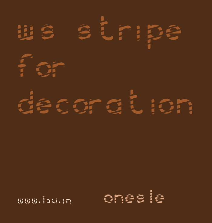WS Stripe字体 1