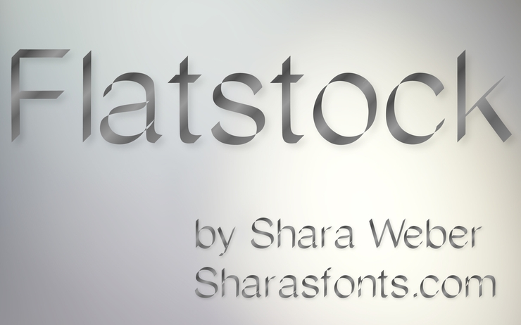 Flatstock字体 1