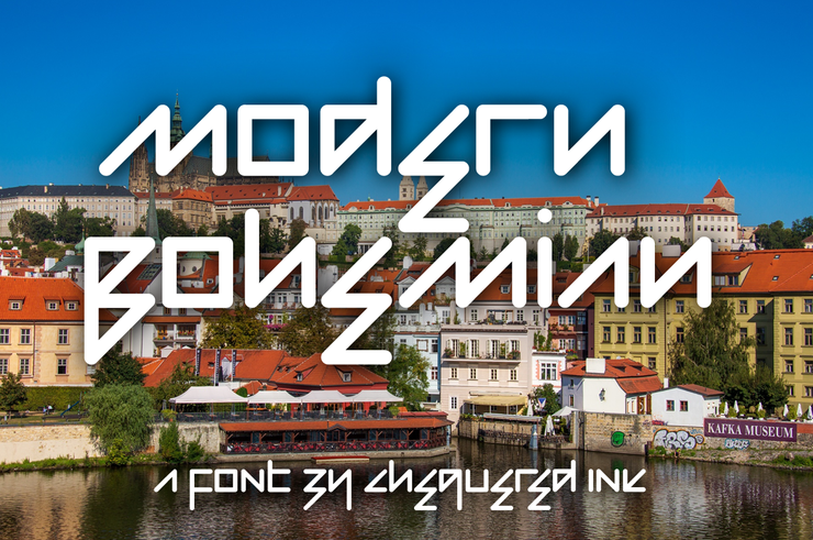 Modern Bohemian字体 1