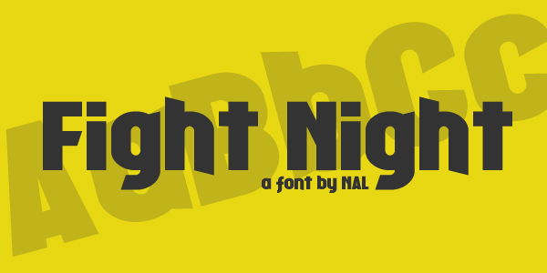 Fight Night字体 2