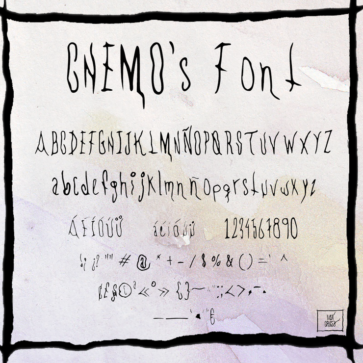 CHEMOs字体 1