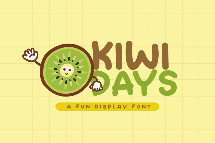 Kiwi Days字体 1