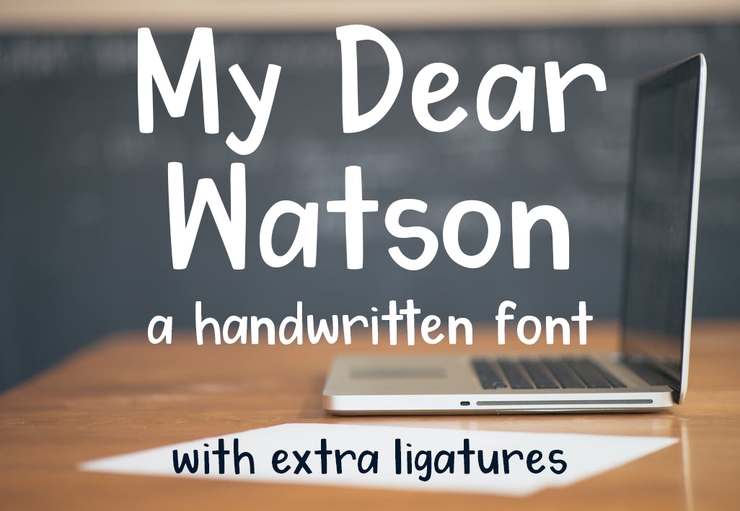 My Dear Watson字体 1