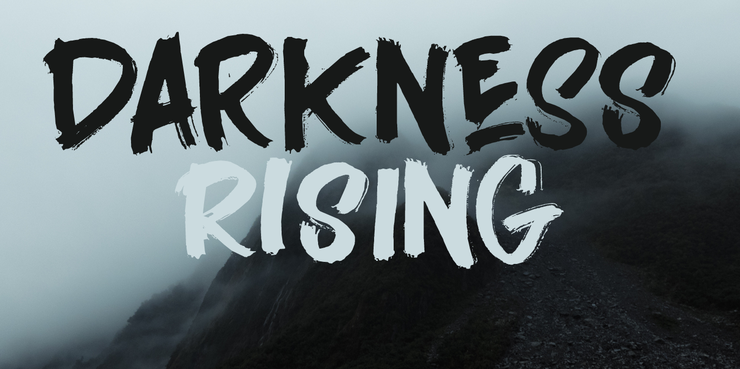 Darkness Rising DEMO字体 1