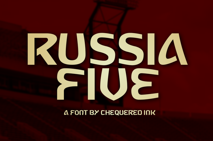 Russia Five字体 1