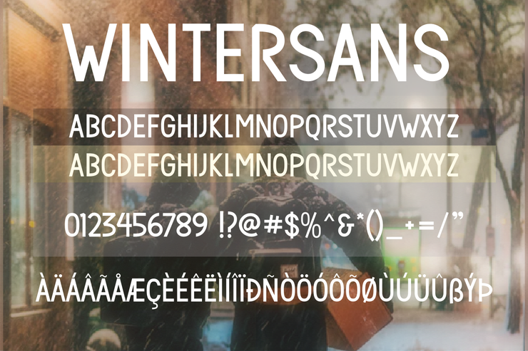Wintersans字体 6