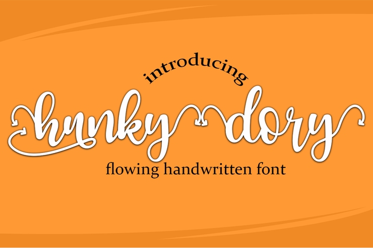 Hunky Dory字体 5