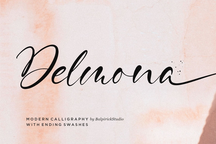 Delmona字体 1