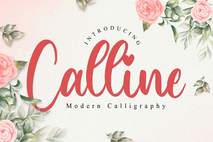 Calline字体 1