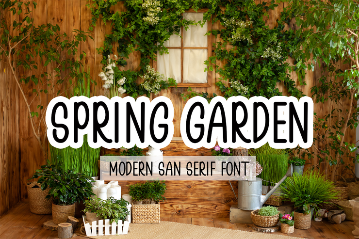 Spring Garden字体 2