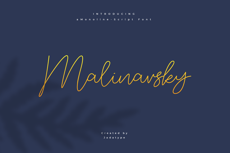 Malinavsky字体 6