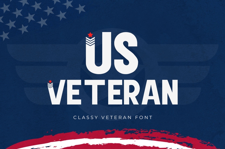 US Veteran字体 1