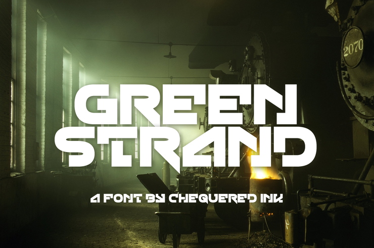 Green Strand字体 1