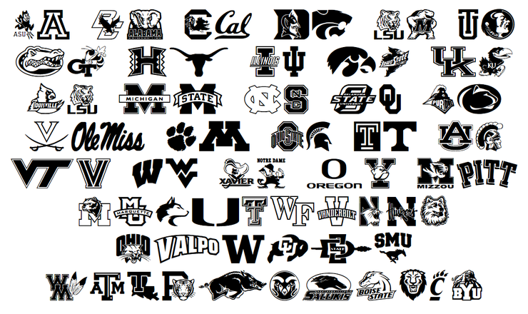 College Collage字体 2