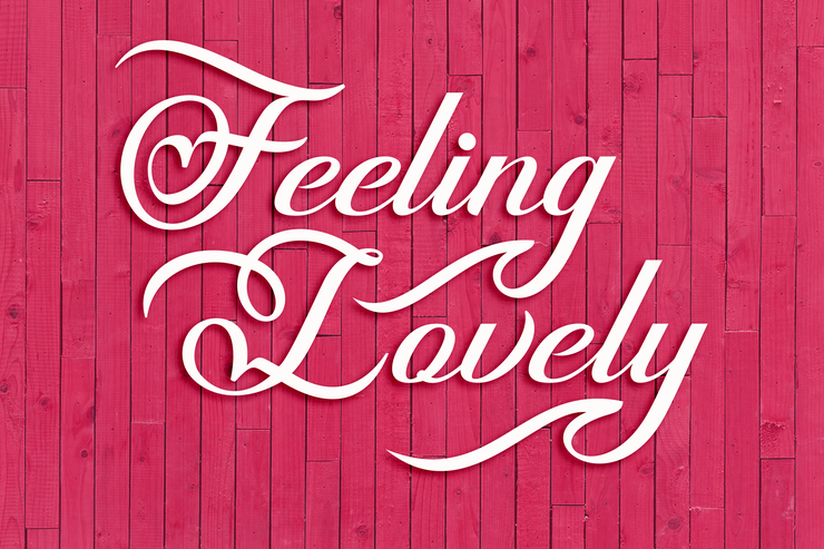 Feeling Lovely字体 1