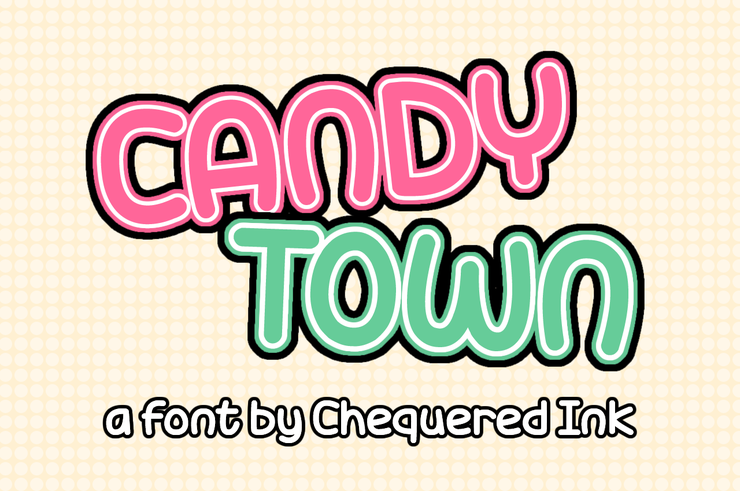 Candy Town字体 1