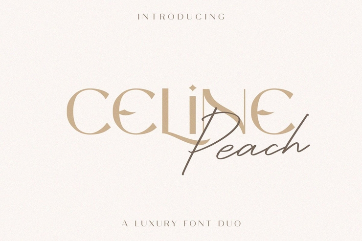 Celine Peach Sans字体 1