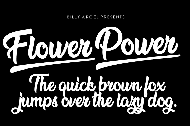 Flower Power字体 1
