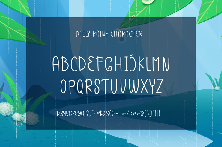 Daily Rainy字体 5