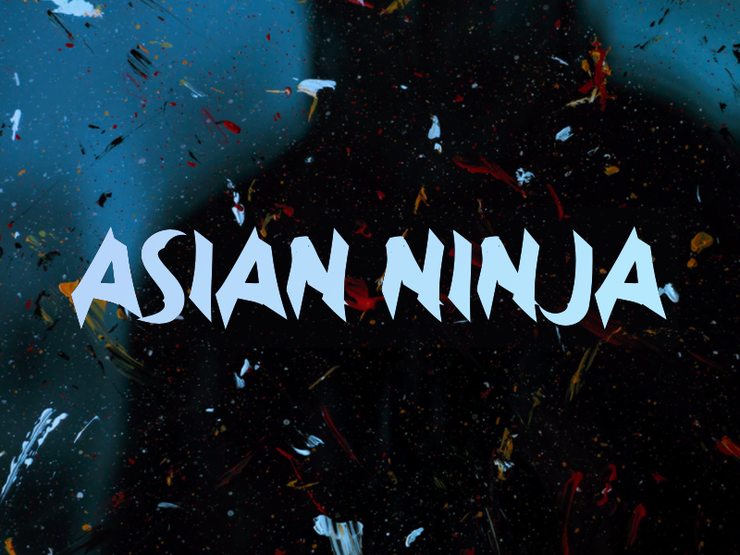a Asian Ninja字体 1