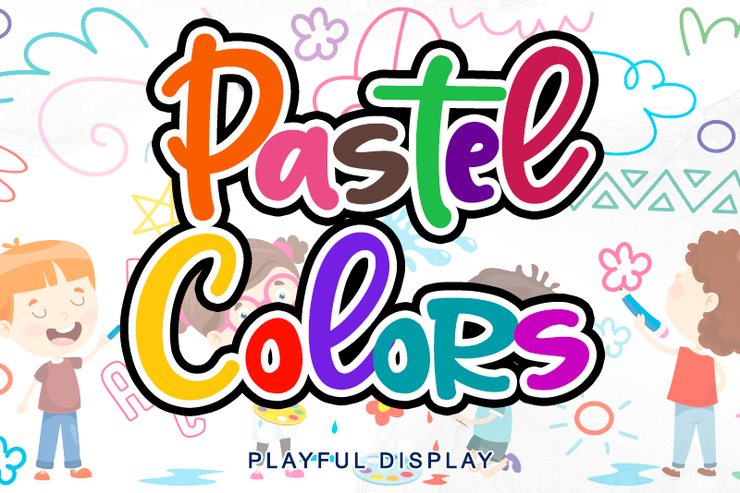 Pastel Colors字体 2