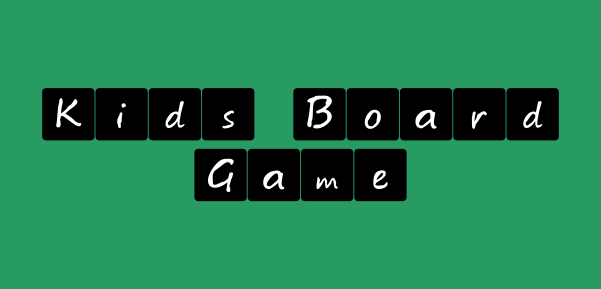 Kids board game字体 1