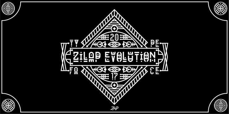 Zilap Evolution字体 2