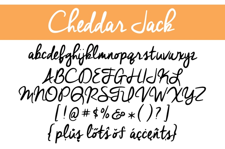 Cheddar Jack字体 2