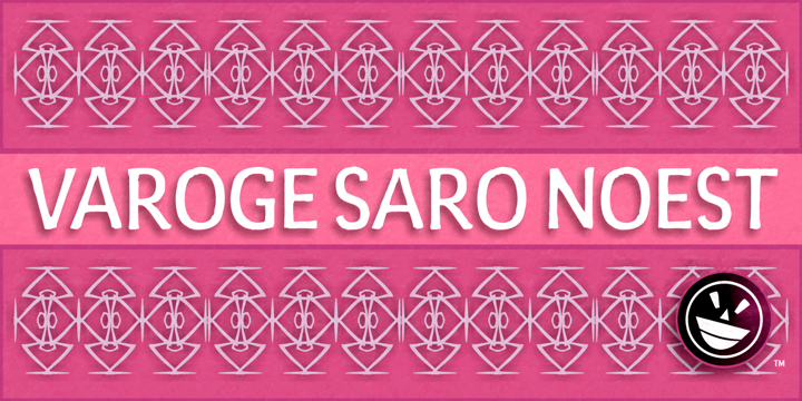 Varoge Saro Noest字体 1