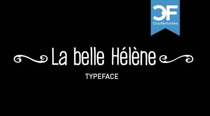 CF La belle Helene P字体 1