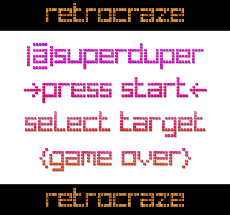RetroCraze字体 3