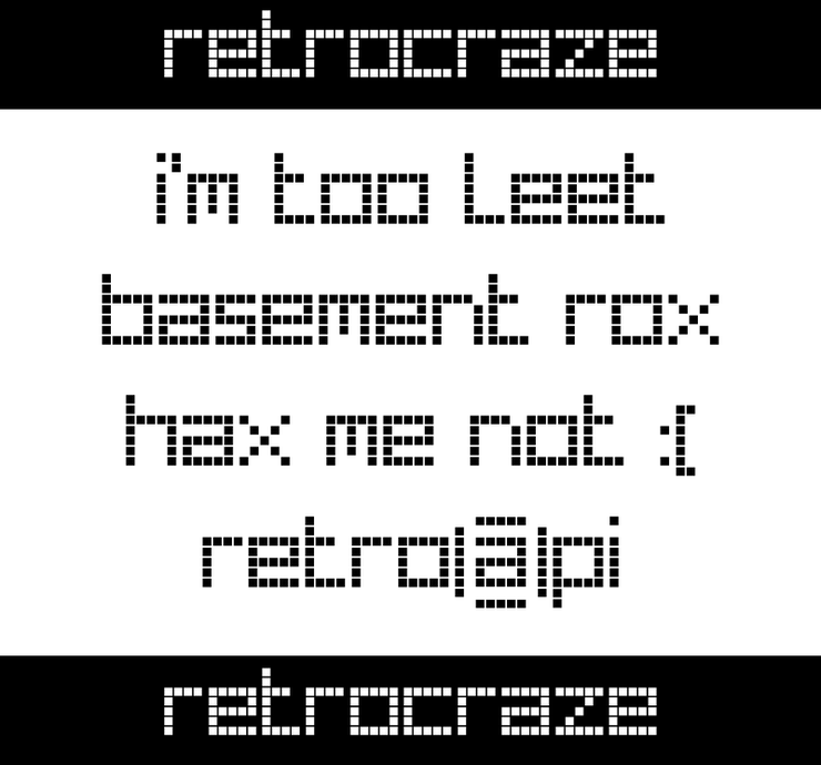 RetroCraze字体 4