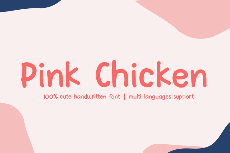 Pink Chicken字体 2