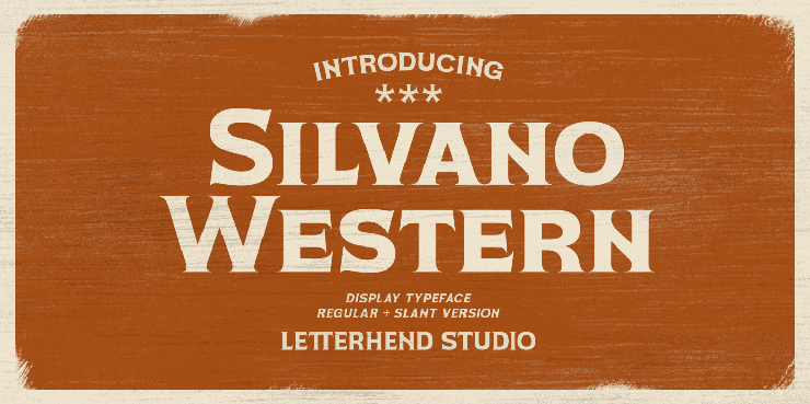 Silvano Western字体 2