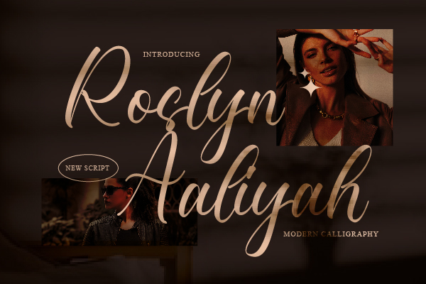 Roslyn Aaliyah字体 2