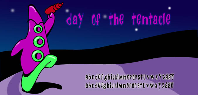 Day Of The Tentacle字体 1