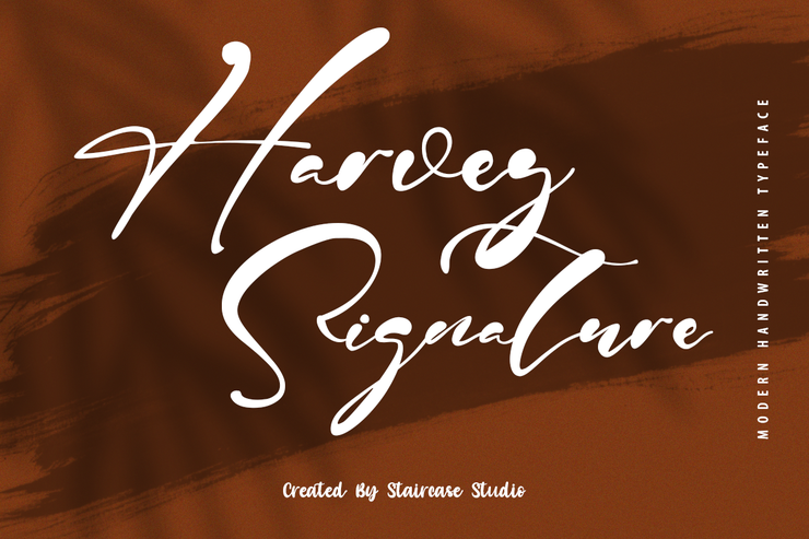 Harvey Signature字体 1