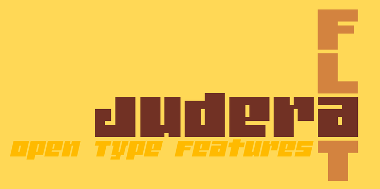 Judera Flat字体 4