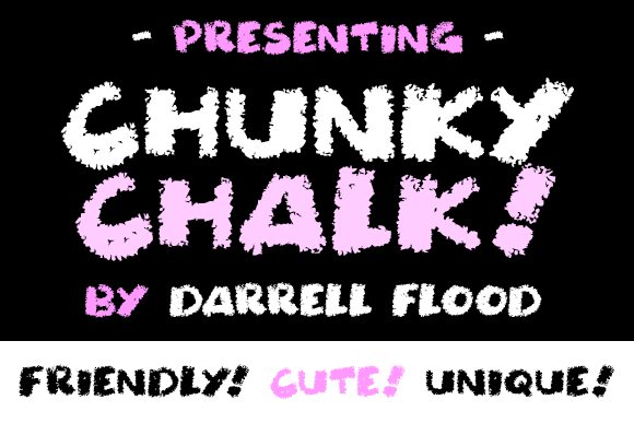 Chunky Chalk字体 1