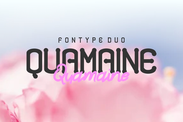 Quamaine字体 6