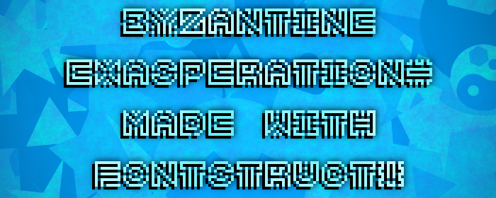 Byzantine Exasperation字体 2