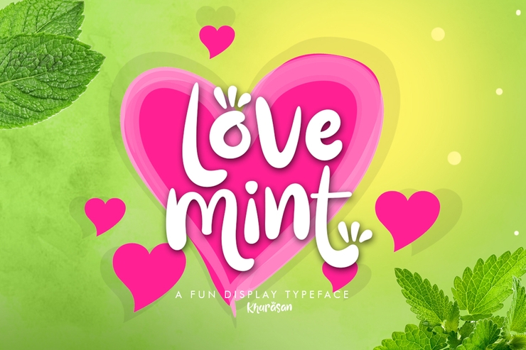 Love Mint字体 1